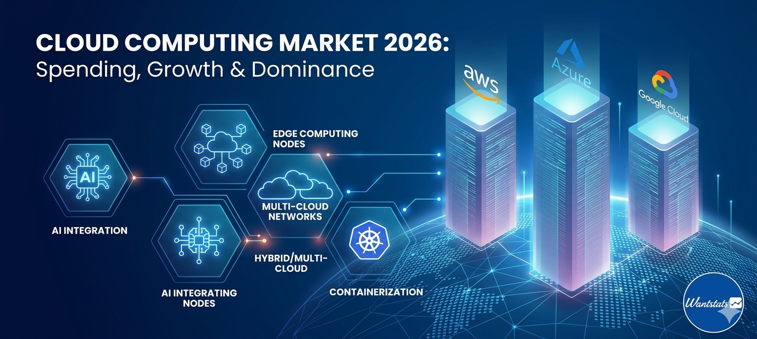 Cloud Computing Market 2026-Spending, Growth & Dominance of the Big Three