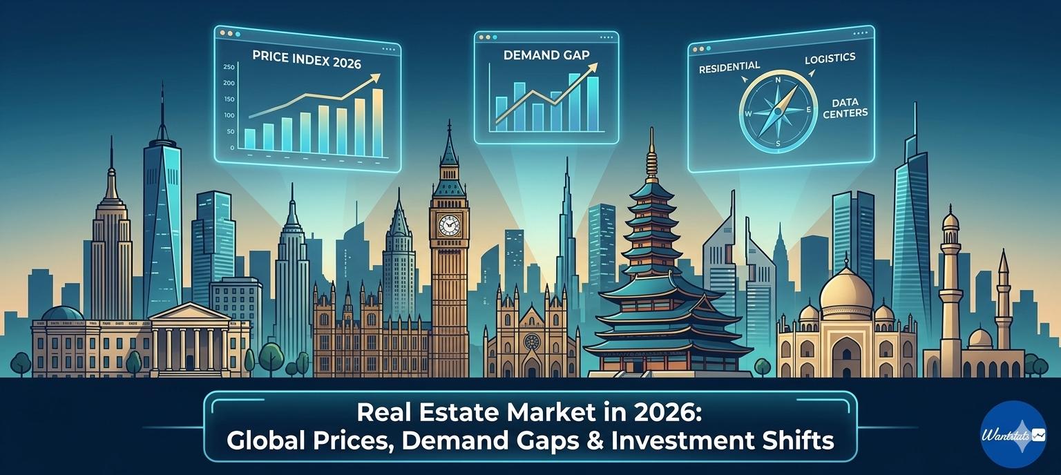 Real Estate Market in 2026-Global Prices, Demand Gaps & Investment Shifts